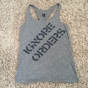 BDG Urban Outfitters stencil tank punk grunge yoga